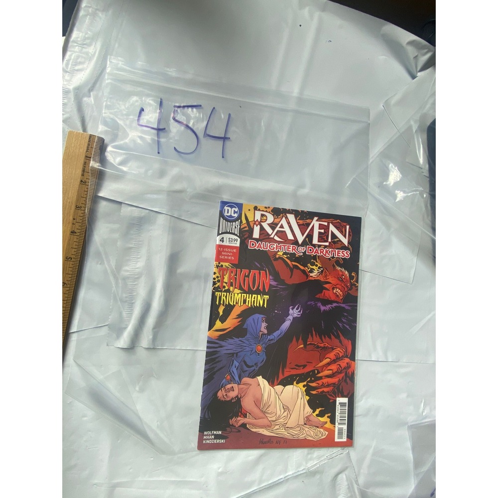 DC Comics Raven Daughter‎ of Darkness 4 Comic Book 2018 Trigon Triumphant